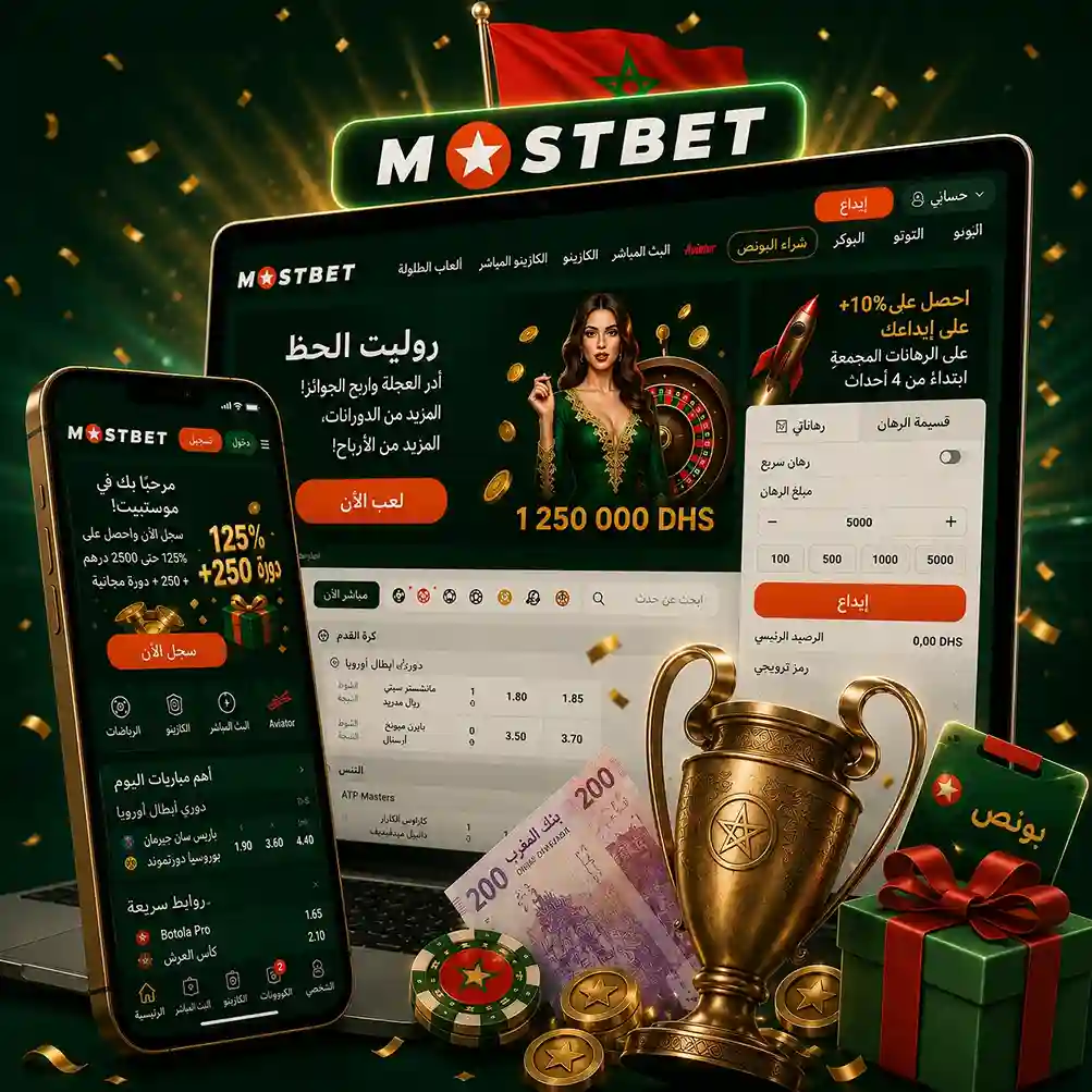 موستبيت المغرب — مراهنات رياضية وكازينو أون لاين